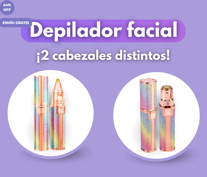 Pack Nudrux™ - Depiladora facial + Depiladora de cristal y envío GRATIS